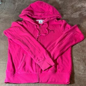 Pink Sequin Hoodie Size M (Medium)